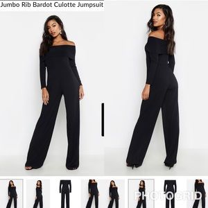 CHOCOLATE BROWN JUMPSUIT // BOOHOO
